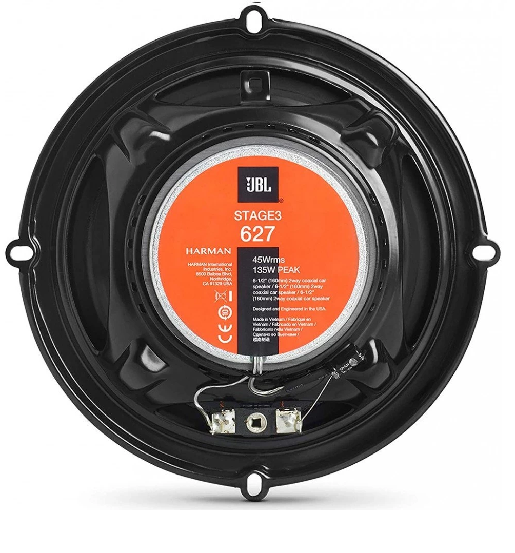 Volkswagen Golf 2008 - 2011 with 2 x JBL Stage3 627 2-Way Front and Rear Door Speakers Fitting Kit