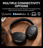 EDIFIER STAX SPIRIT S5  Bluetooth 5.4 Hi-Res Audio (LDAC LHDC) Wireless Headphones, Ultra-Low Distortion for Audiophiles Black