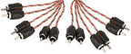 Stinger SI4620 4000 Series 6.10 Metre 20Ft 6 Channel Car Stereo Directional Twisted RCA Phono Cable