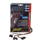 Stinger SI4620 4000 Series 6.10 Metre 20Ft 6 Channel Car Stereo Directional Twisted RCA Phono Cable