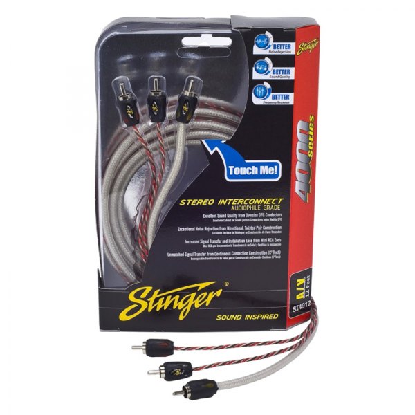 Stinger SI4920 6.10 Metre 20Ft 4000 A\V Coax-Twisted 75ohm RCA