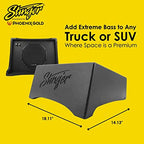 Stinger TXTRB10 Single 10” Under-Seat Powerd by Phoenix Gold Subwoofer Enclosure