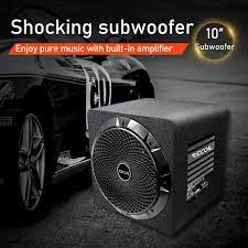 Recoil REC-SW10P 10-inch (250mm) Active Subwoofer with Passive Radiator and Built-in 600W Amplifier
