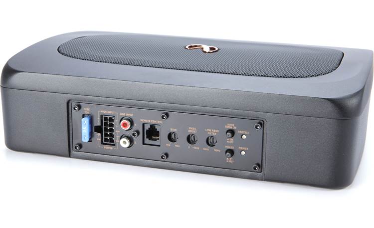 Infinity BassLink Mini Compact 6x8" Powered Active Under-Seat Subwoofer Titanium