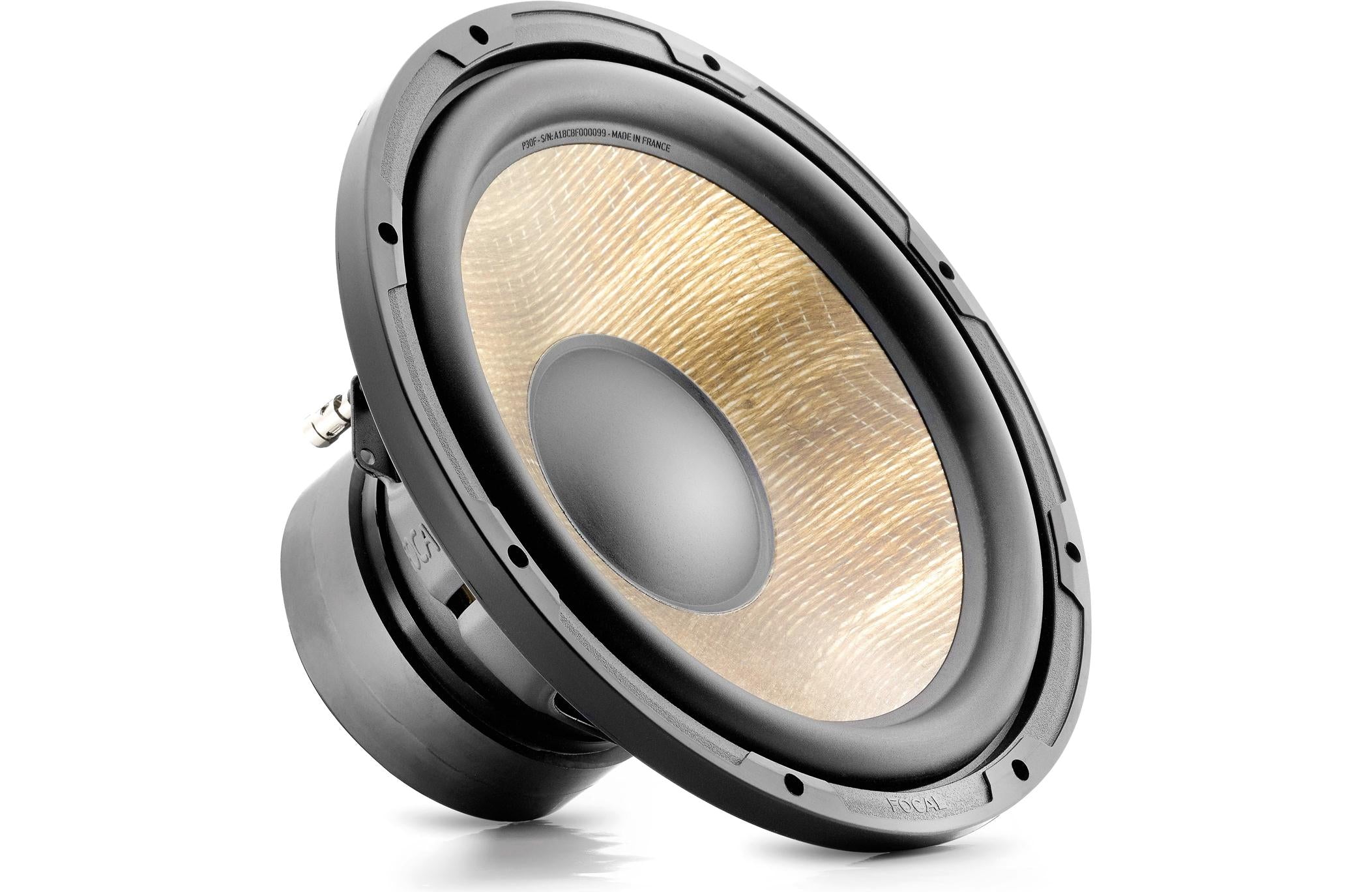 Focal P25FE - 10" 4-ohm Flax Cone 600Watt Component Subwoofer