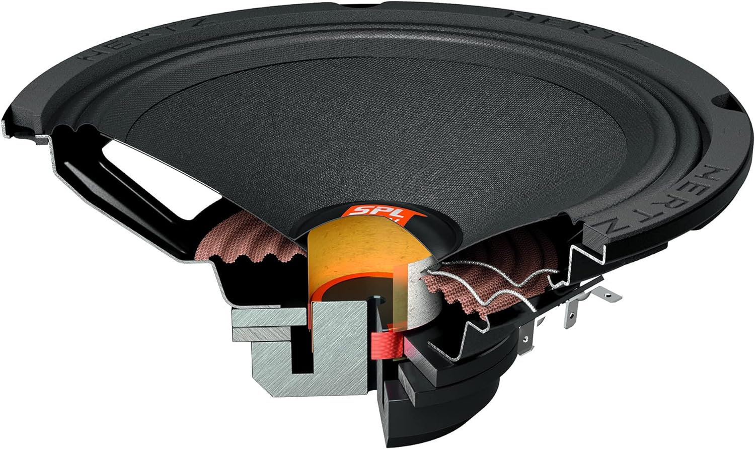 Hertz SV 200 NEO 1000W Peak (400W RMS) 8inch SPL Show Series 4-ohms Midrange Car Speakers