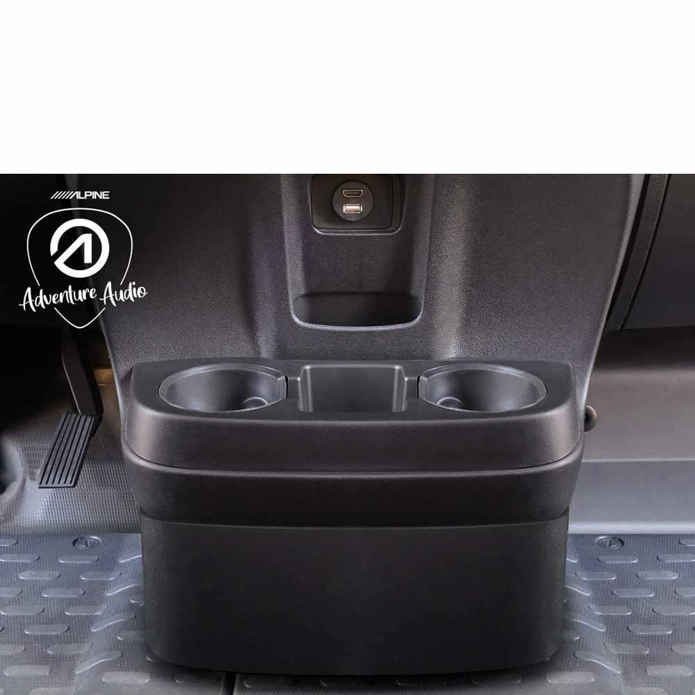 ALPINE SWC-D84S Powered Custom Subwoofer for Fiat Ducato 3 Under-Seat Loaded Subwoofer Enclosure