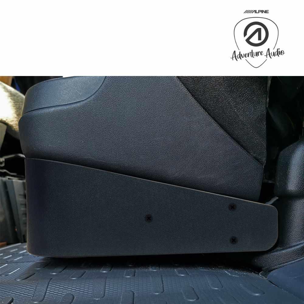ALPINE SWC-D84S Powered Custom Subwoofer for Fiat Ducato 3 Under-Seat Loaded Subwoofer Enclosure