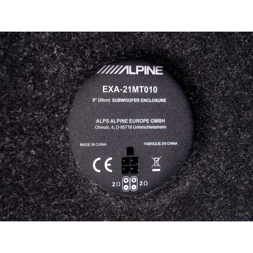 ALPINE SWC-W84S907 8” 20cm Subwoofer with Enclosure For Mercedes Sprinter 2018 907 / 910