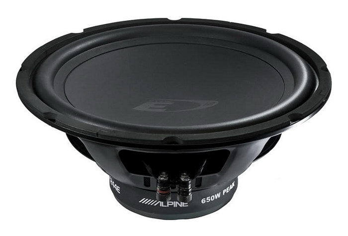 Alpine SWE-1244E Free Air 650W 12" single 4Ω voice coil subwoofer