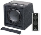 Alpine SWE-815 300W 8" Active Subwoofer, With Custom Enclosure, Remote Control