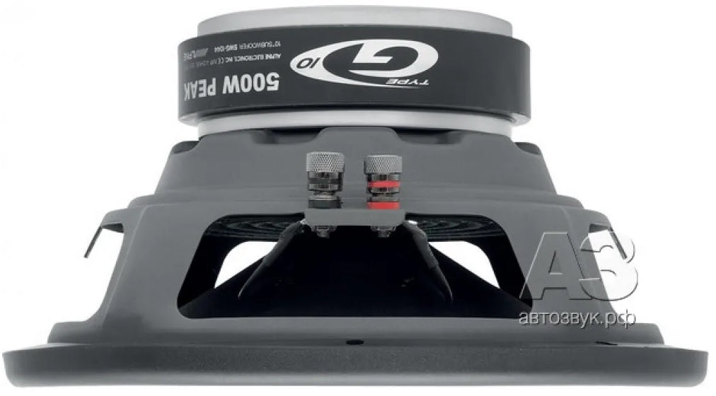 Alpine SWG-1044 - 10" High performance 500 watts subwoofer + 10" Enclosure
