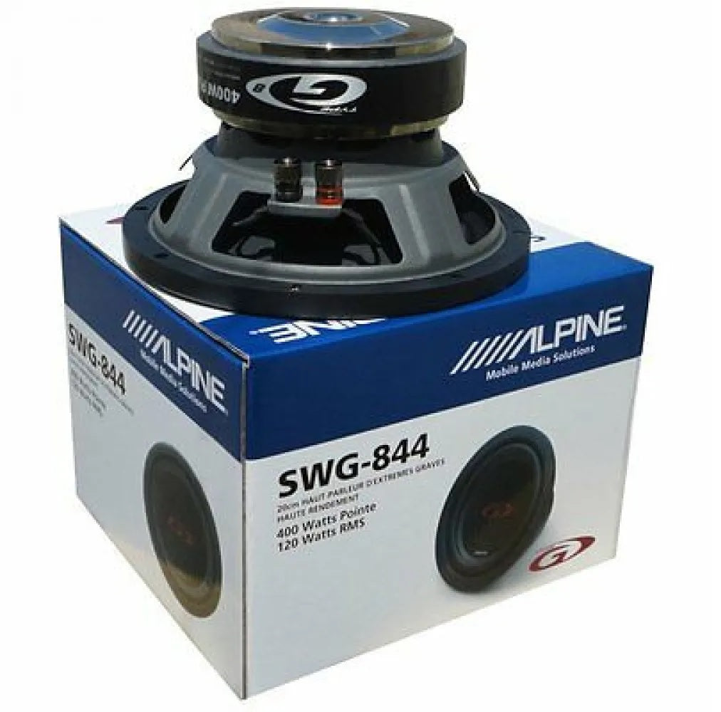 Alpine SWG-844 8" High performance 400 watts subwoofer