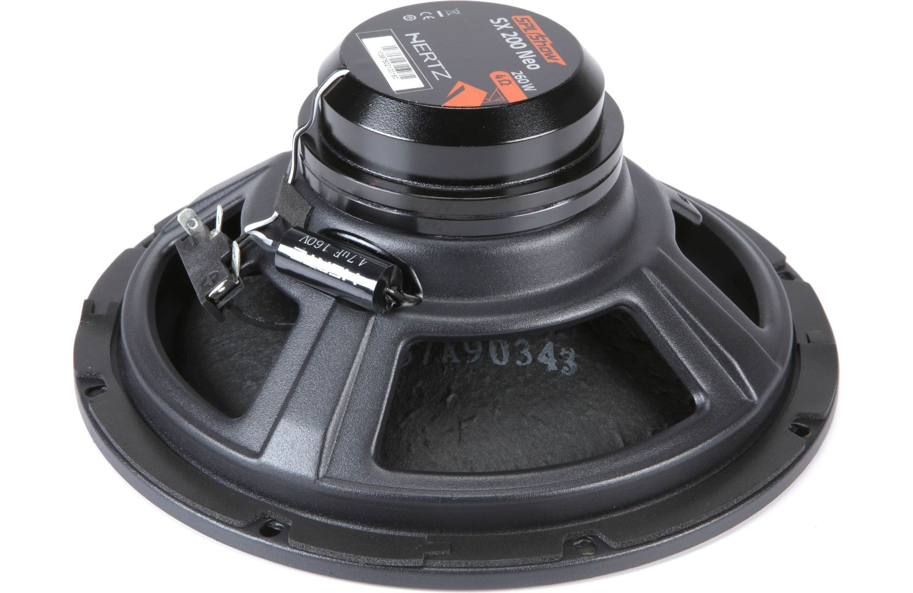 Hertz SX 200 NEO 520W Peak (260W RMS) 8" NEO SPL Series 2-way 4-ohms coaxial speakers