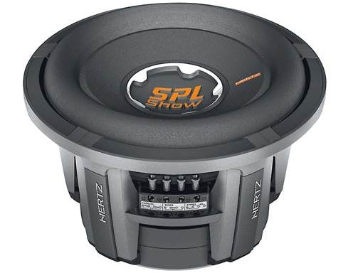 Hertz SX250D SPL Show 2Ohm  Dual Voice Coil 10" 2400watt Subwoofer