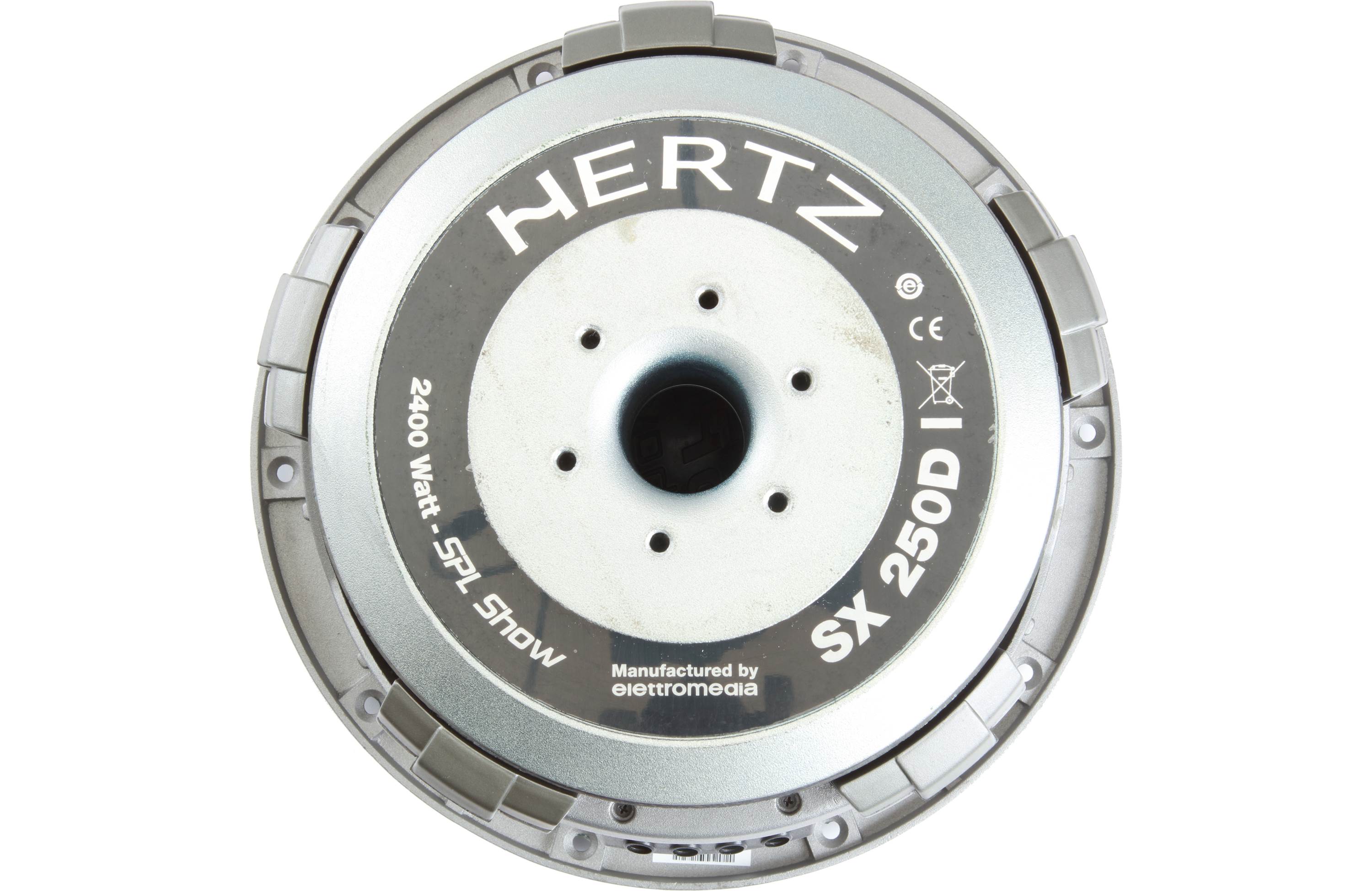 Hertz SX250D SPL Show 2Ohm  Dual Voice Coil 10" 2400watt Subwoofer