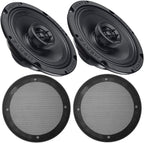 Hertz SX 165 Neo 6.5 inch SPL Show 200W Tweeters Coaxial Speakers with Grills