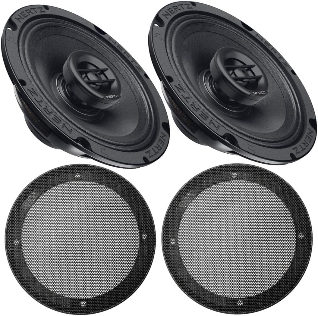 Hertz SX 165 Neo 6.5 inch SPL Show 200W Tweeters Coaxial Speakers with Grills