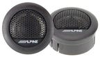 Alpine SXE-1006TW Mylar-Titanium Balanced Dome 3cm Tweeters 280W Peak Power