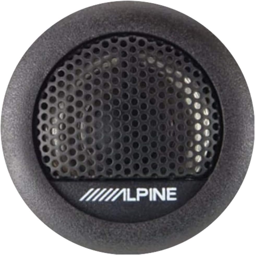 Alpine SXE-1006TW Mylar-Titanium Balanced Dome 3cm Tweeters 280W Peak Power