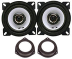 Vauxhall Astra, Corsa Alpine SXE-1025S 10 cm 4" 2-Way Coaxial Rear Door Speakers Upgrade Kit