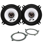 BMW 3 Series (E46) with Alpine SXE-1325S 2-Way Front and Rear Door Speakers Fitting Kit
