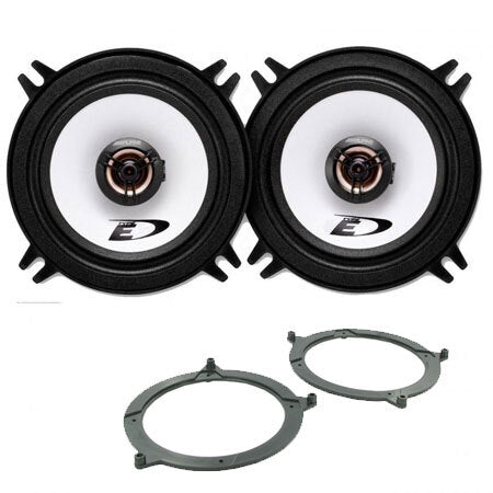 BMW 3 Series (E46) with Alpine SXE-1325S 2-Way Front and Rear Door Speakers Fitting Kit