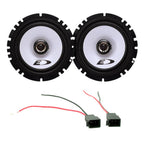VW Polo 6N2 1999-2003 Front Door Alpine Speakers & Connectors Upgrade Kit