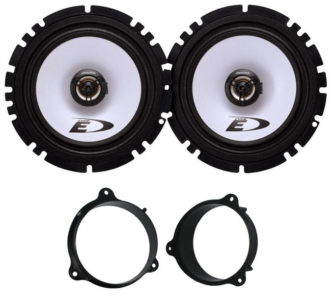 Mercedes Citan 2012 Onwards Alpine SXE1725S Front Door 16.5cm Speaker Upgrade Kits