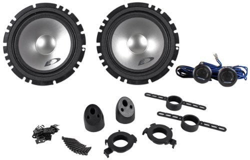VW Golf MK4 1997 - 2004  with Alpine SXE-1750S, SXE-1725S Front & Rear Door Car Speakers Upgrade Kit