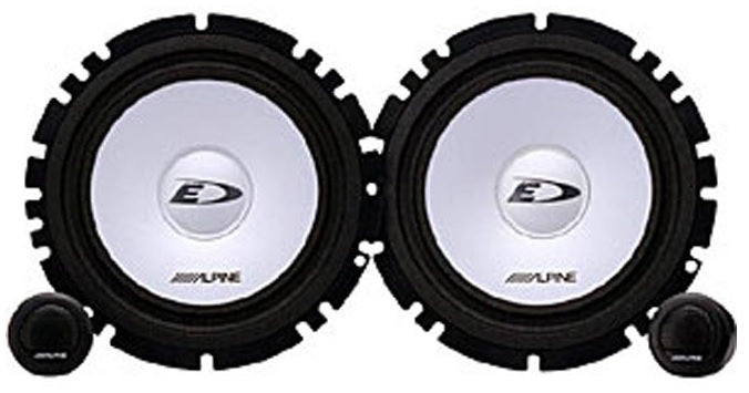 Alpine SXE-1750S 2-Way Door/Rear Shelf 17cm Component Speakers