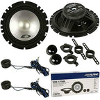 BMW 3 Series (E46) with Alpine SXE-1725S, SXE-1325S 2-Way Front and Rear Door Speakers Fitting Kit