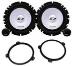 BMW 3 Series (E46) with Alpine SXE-1750S 2-Way Front Door/Rear Shelf 17cm Speakers Fitting Kit