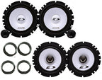 VW Golf MK4 1997 - 2004  with Alpine SXE-1750S, SXE-1725S Front & Rear Door Car Speakers Upgrade Kit