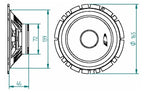 Alpine SXE-1750S 2-Way Door/Rear Shelf 17cm Component Speakers