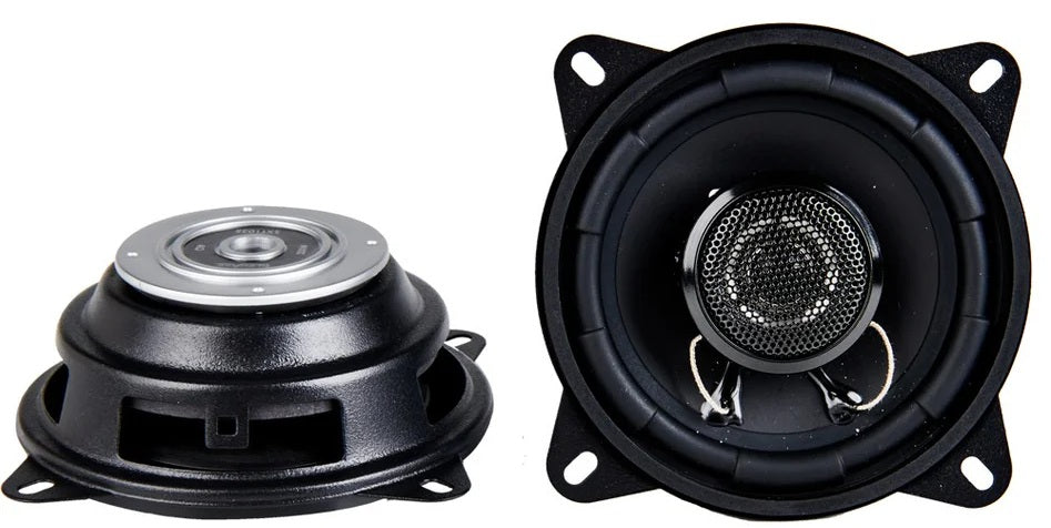 In Phase SXT1035 2-way 10cm 4 inch coaxial shallow-mount speakers - 200 watts