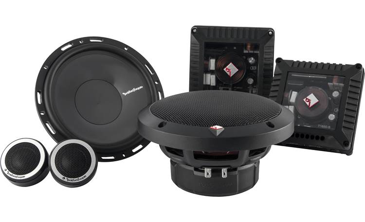 Rockford Fosgate T1650-S 160W Max (80W RMS) Power Series 6-1/2" Component Speaker System