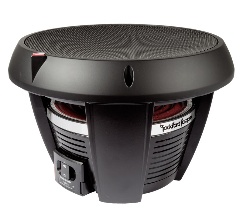 Rockford Fosgate T1D210 - 1600W 12" Dual 2 ohm with selectable 1- or 4-ohm impedance Subwoofer