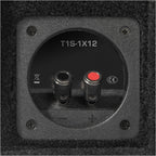 Rockford Fosgate T1S-1X12 12"  T1 Sub Loaded Slim Sealed Loaded Enclosure