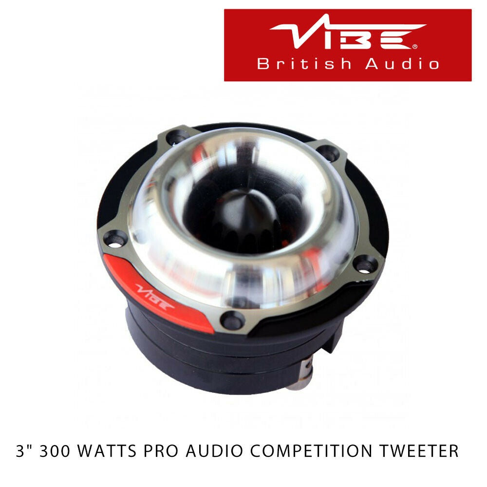 Vibe PRO3T-V1 BlackDeath Pro 3T Audio 3 inch 300W Horn Bullet Car Tweeter