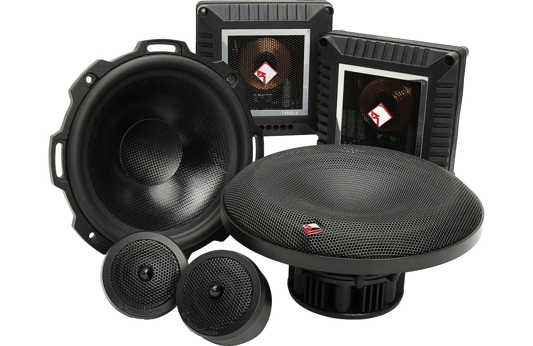 Rockford Fosgate T-4652-S 600W Max (300W RMS) T4 Power Series 6-1/2" Component Speaker System