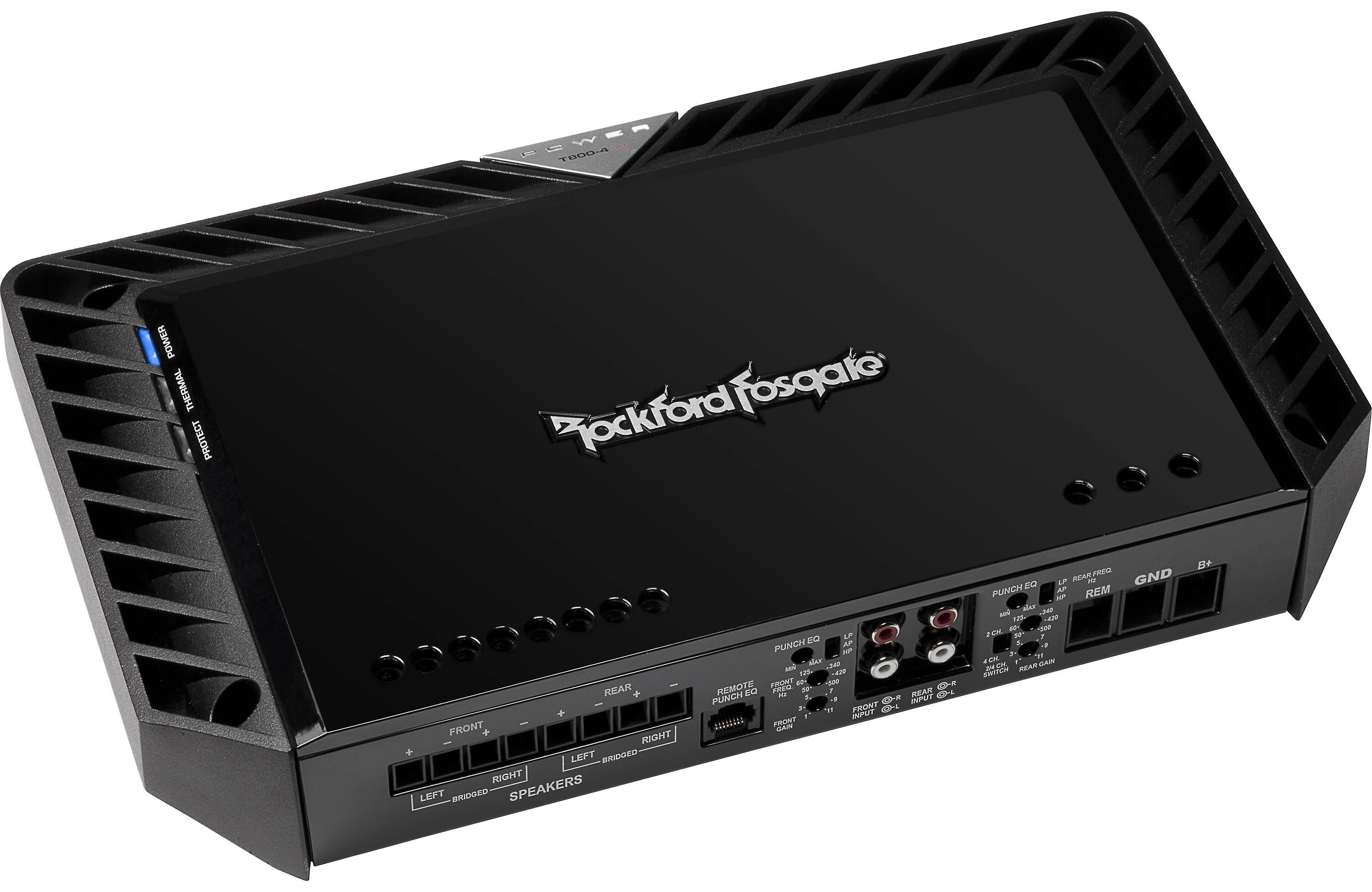 Rockford Fosgate T1000-4ad 1000 Watt 4-Channel Class AD Power Series Car Amplifier