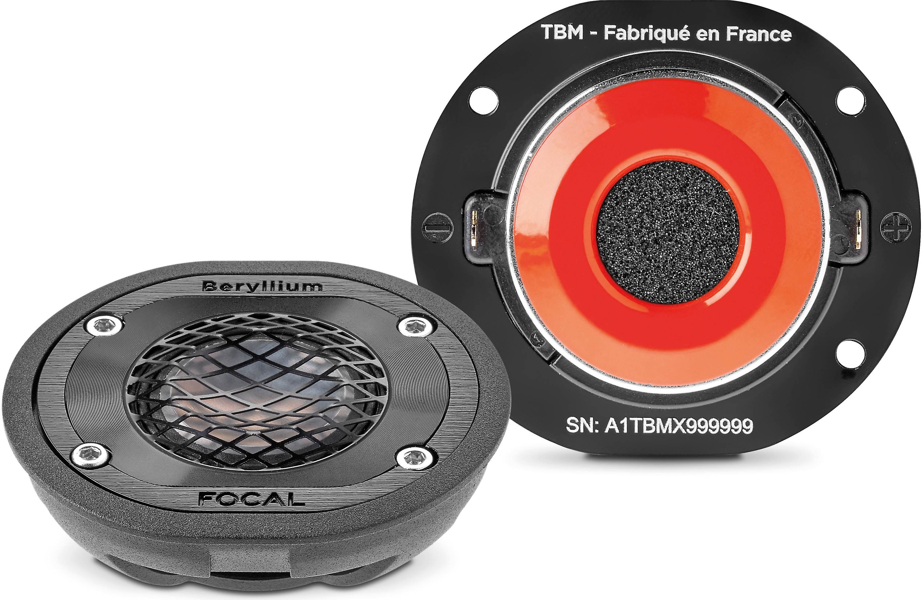Focal TBM Utopia M Series 1" Beryllium 'M'-profile inverted dome tweeters