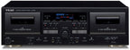 TEAC W-1200 Twin Cassette Deck with Microphone Mixing & USB Output
