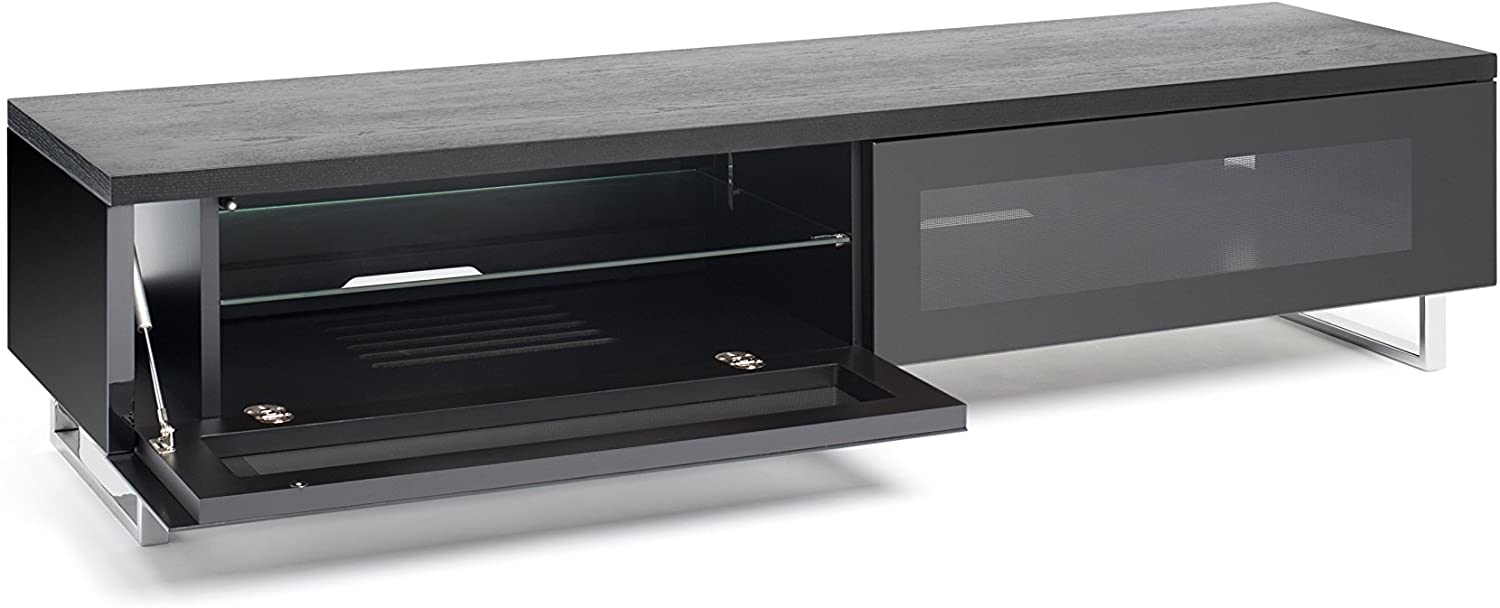 Techlink Panorama 160 DUAL Sided Top ((Light Oak or Grey Oak) all  in One Stand