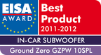 Ground Zero GZPW10SPL 10 Inch 25cm 6500 Watts SPL Dual 1.6-Ohm Car Subwoofer