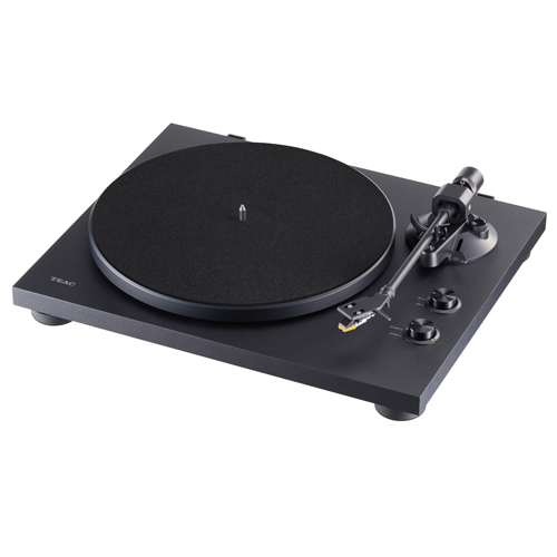 TEAC TN-280BT-A3  2-speed Analog Turntable with Phono EQ and Bluetooth - BLACK
