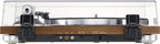 Teac TN-400BT-SE HiFi Turntable with Bluetooth for Speakers & Headphones (Belt Drive, 33/45/78rpm, MM Cartridge) Walnut Brown