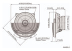 Citroen C1, Peugeot 107, Toyota Aygo with Pioneer TS-A1081F 10cm 2-way Speakers w/ Adaptor Plugs