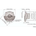 Mercedes Sprinter, Viano, Vito and VW Crafter Pioneer TS-A1371F Front Door 13cm Speaker Upgrade Kit